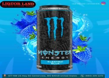 Monster Energy Electric Blue